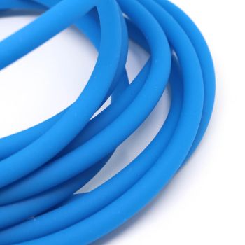 Kaučuk šuplji 5 mm- rupa 3.5mm, boja plava  ( 710102 )