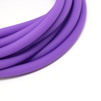 Kaučuk šuplji 5 mm- rupa 3.5mm, boja ljubičasta ( 710106 )