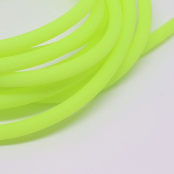 Kaučuk šuplji 5 mm- rupa 3.5mm, boja neon žuta ( 710110 )