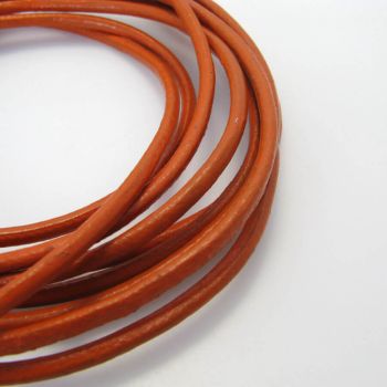 Prirodna koža 3 mm - boja narandžasta ( 721109 )