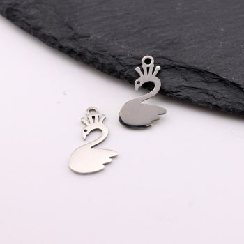 Stainless Steel privezak 12x22x1mm, rupa 2mm (23SSK16D)