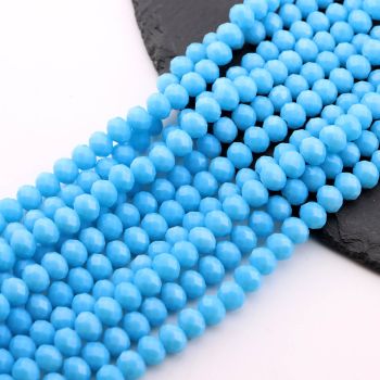 Brušene staklene perle 8x6mm  (23SP07/8106)