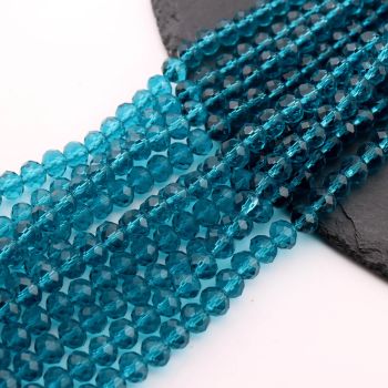 Brušene staklene perle 8x6mm  (23SP07/8023)