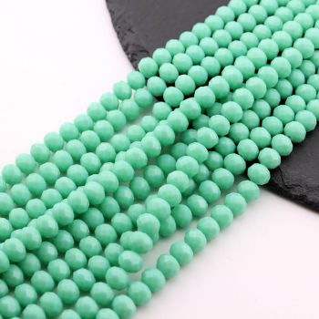 Brušene staklene perle 8x6mm  (23SP07/8112)