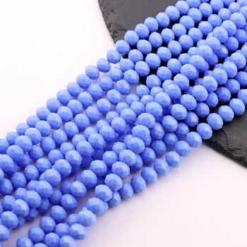 Brušene staklene perle 8x6mm  (23SP07/8119)