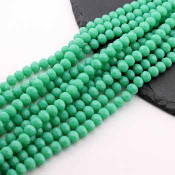 Brušene staklene perle 8x6mm  (23SP07/8042/2)