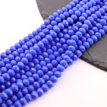 Brušene staklene perle 8x6mm  (23SP07/8103)