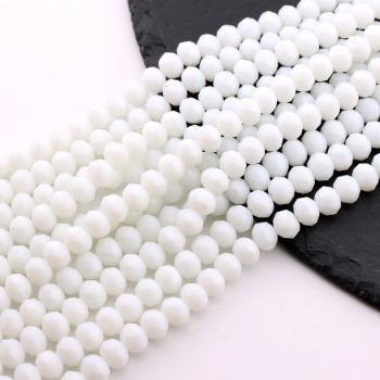 Brušene staklene perle 8x6mm  (23SP07/8022)