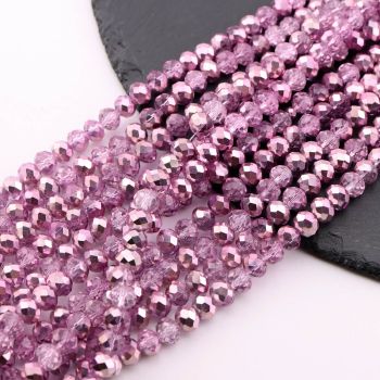 Brušene staklene perle 8x6mm  (23SP07/8140)