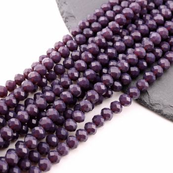 Brušene staklene perle 8x6mm  (23SP07/8059/2)