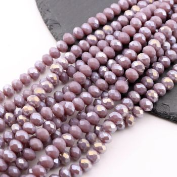 Brušene staklene perle 8x6mm  (23SP07/8074/2)