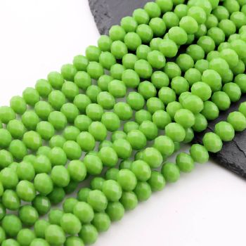 Brušene staklene perle 8x6mm  (23SP07/8115)