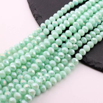 Brušene staklene perle 8x6mm  (23SP07/8105/2)