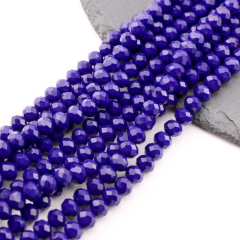 Brušene staklene perle 8x6mm  (23SP07/8099)