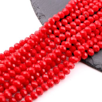 Brušene staklene perle 8x6mm  (23SP07/8096/2)