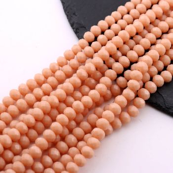 Brušene staklene perle 8x6mm  (23SP07/8095)