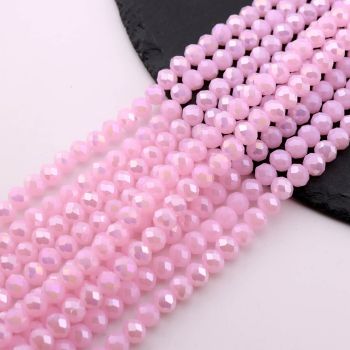 Brušene staklene perle 6x4 mm  (23SP07/6110/2)