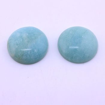 Kabašon prirodni Amazonit 18mm...25KP32