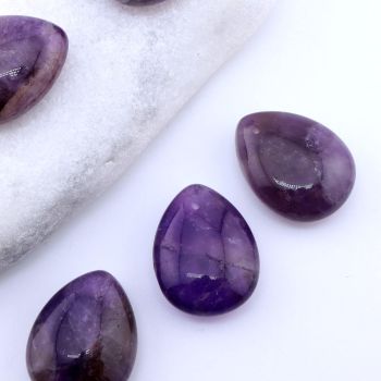 Privezak prirodni kamen Ametist -Suza 18*23 mm ...25KP05-06