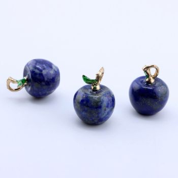 Privezak prirodni kamen Lapis Lazuli - Jabuka 14*10 mm ...25KP06-04