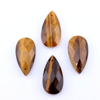 Privezak prirodni kamen Tigrovo Oko - Suza 13*25 mm Faset...25KP11-02