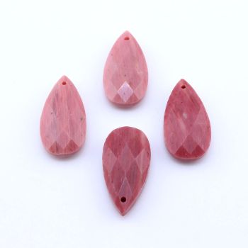 Privezak prirodni kamen Rodonit  - Suza 13*25 mm Faset...25KP11-05