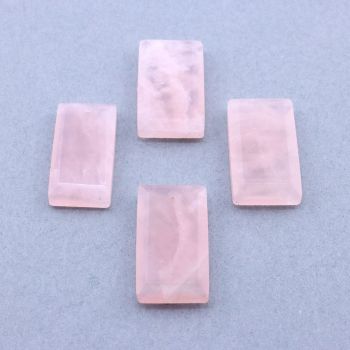 Privezak prirodni kamen Rozen Kvarc- 13*25 mm Faset...25KP12-01