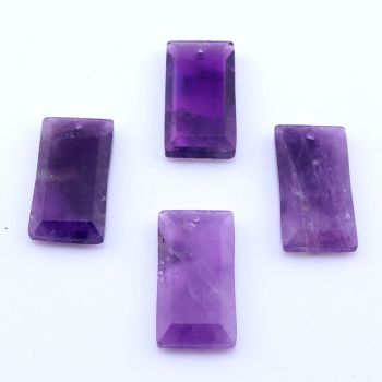 Privezak prirodni kamen Ametist- 13*25 mm Faset...25KP12-04