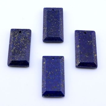 Privezak prirodni kamen Lapis Lazuli- 13*25 mm Faset...25KP12-06