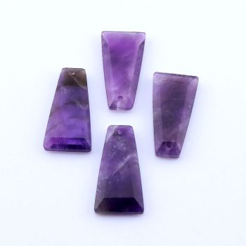 Privezak prirodni kamen Ametist- 13*25 mm Faset...25KP13A-04