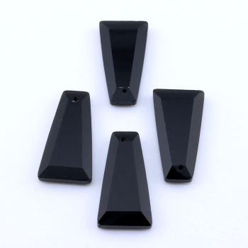 Privezak prirodni kamen Crni Ahat- 13*25 mm Faset...25KP13A-05