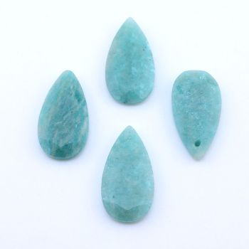 Privezak prirodni kamen Amazonit - 13*25 mm Faset...25KP13B-03