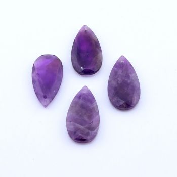 Privezak prirodni kamen Ametist - 13*25 mm Faset...25KP13B-05