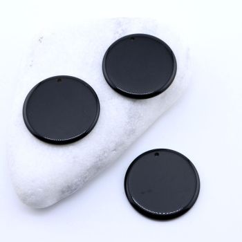 Privezak prirodni kamen Crni Ahat - 30*3 mm...25KP14-02