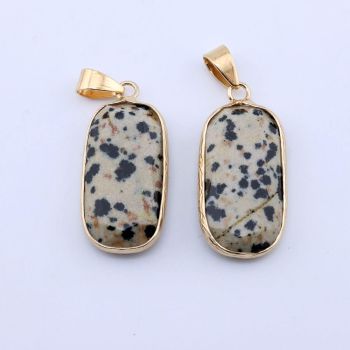 Privezak prirodni kamen Jaspis Dalmatinac- 15*32*5 mm...25KP15-06