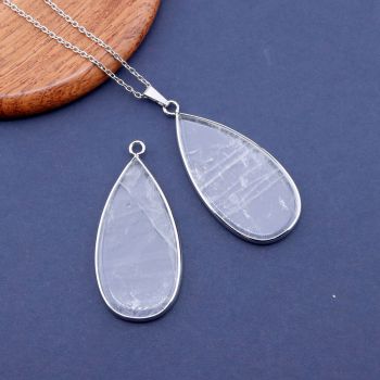 Privezak prirodni kamen Gorski Kristal-  21*45 mm Silver...25KP22-06