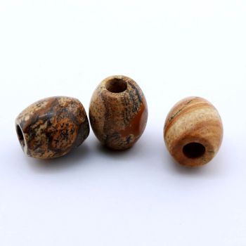 Perla prirodni kamen Pejzažni Jaspis-  16*11 mm...25KP27-05