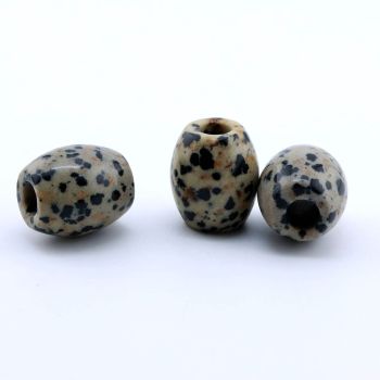 Perla prirodni kamen Jaspis Dalmatinac -  16*11 mm...25KP27-06