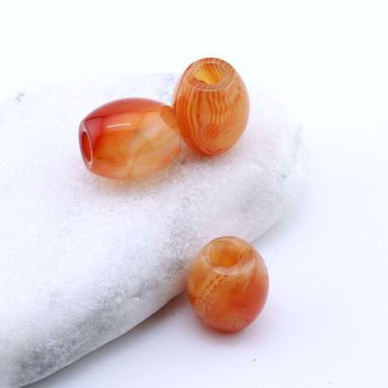 Perla prirodni kamen Ahat -  16*11 mm...25KP27-10