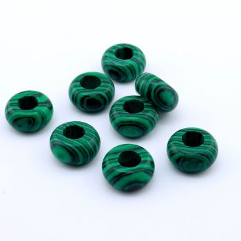 Perla sintetički kamen Malahit-  8*12 mm...25KP28-05