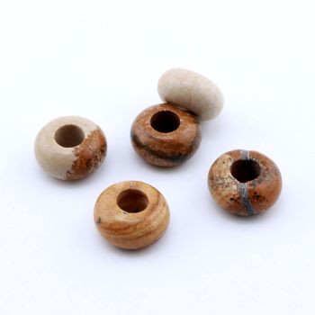 Perla prirodni kamen Pejzažni Jaspis -  8*12 mm...25KP28-08