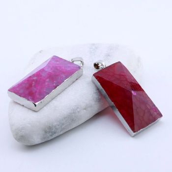 Privezak prirodni kamen Ahat sa legurom metala...23KP119