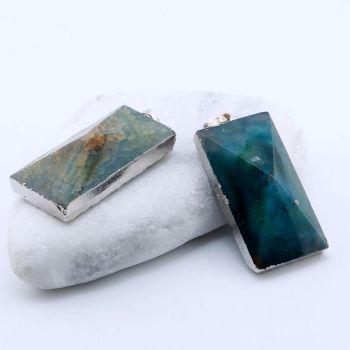 Privezak prirodni kamen Ahat sa legurom metala...23KP120