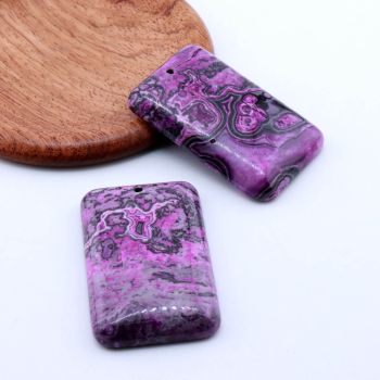 Privezak prirodni kamen bojeni Ocean Jaspis ...23KP133