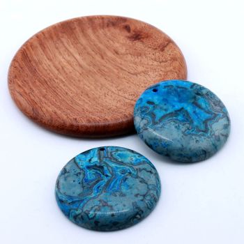 Privezak prirodni kamen bojeni Ocean Jaspis ...23KP135