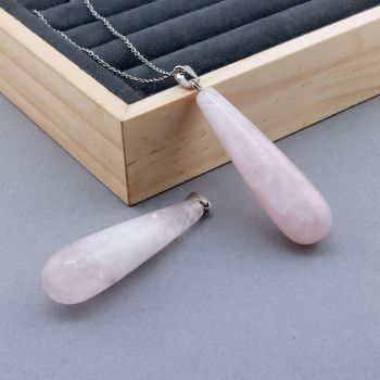 Privezak prirodni kamen Rozen Kvarc ...23KP140