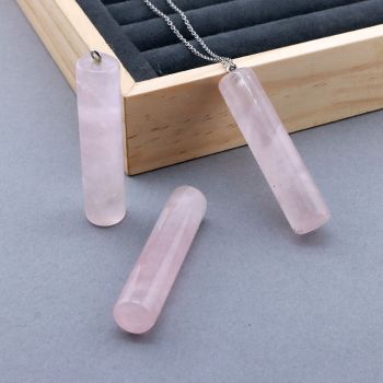 Privezak prirodni kamen Rozen Kvarc ...23KP141