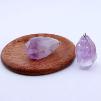 Privzak prirodni kamen Light Ametist   ...23KP156