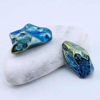 Privzak prirodni Kvarc galvanski obložen-Green...23KP159