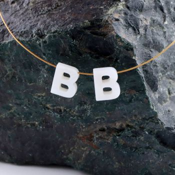 Perla/Privezak od Sedefa- slovo B...S278-073A